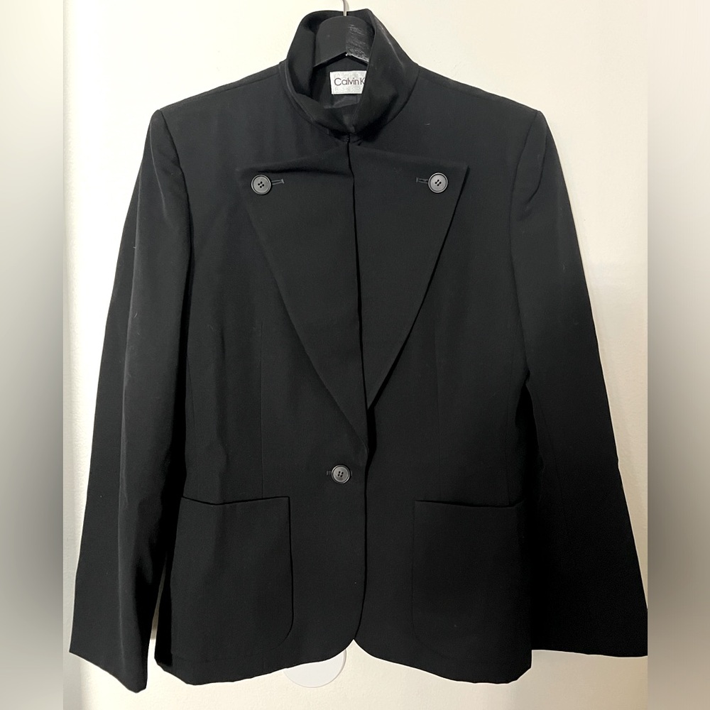 Vintage Calvin Klein jacket blazer Black size 8